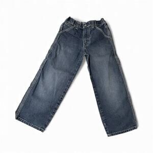 Vintage Carpenter Jeans Size 6 Boy Blue PLC Childrens Place Medium Wash Workwear